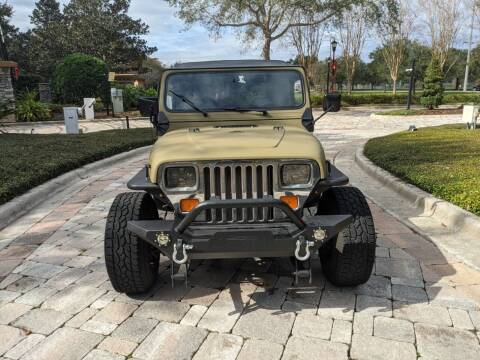 1992 Jeep Wrangler for sale at M&M and Sons Auto Sales in Lutz FL