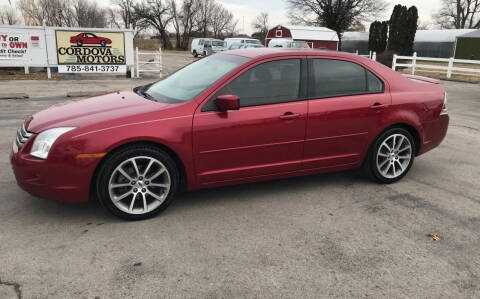 2008 Ford Fusion for sale at Cordova Motors in Lawrence KS