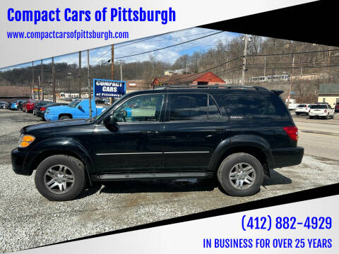 2004 Toyota Sequoia for sale at Compact Cars of Pittsburgh in Pittsburgh PA