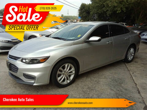 2018 Chevrolet Malibu for sale at Cherokee Auto Sales in Acworth GA