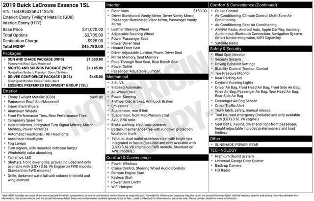 2019 Buick LaCrosse Essence
