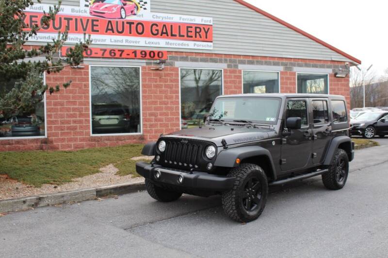 2017 Jeep Wrangler Unlimited for sale at EXECUTIVE AUTO GALLERY INC in Walnutport PA