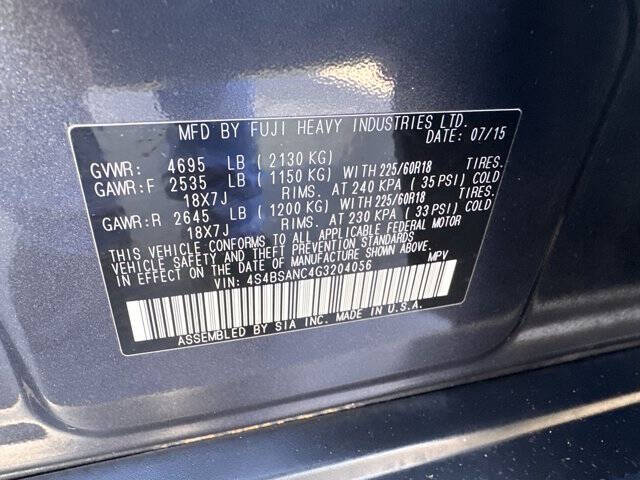 2016 Subaru Outback 2.5i Limited