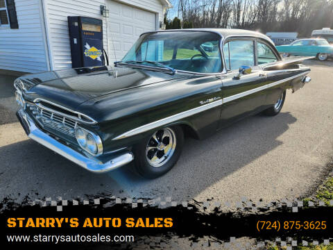 1959 Chevrolet Bel Air for sale at STARRY'S AUTO SALES in New Alexandria PA