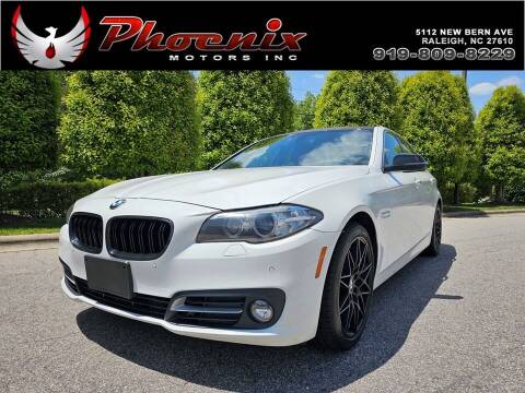 2015 BMW 5 Series for sale at Phoenix Motors Inc in Raleigh NC