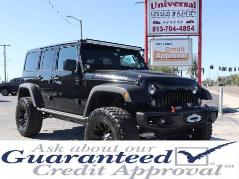 2016 Jeep Wrangler Unlimited for sale at Universal Auto Sales in Plant City FL