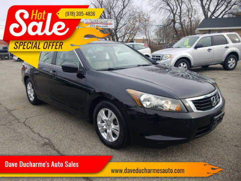 2008 Honda Accord for sale at Dave Ducharme's Auto Sales in Lowell MA