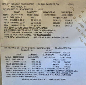 2006 Holiday Rambler Scepter