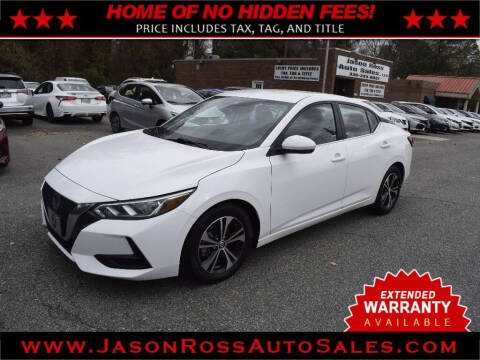 2020 Nissan Sentra for sale at Jason Ross Auto Sales in Burlington NC