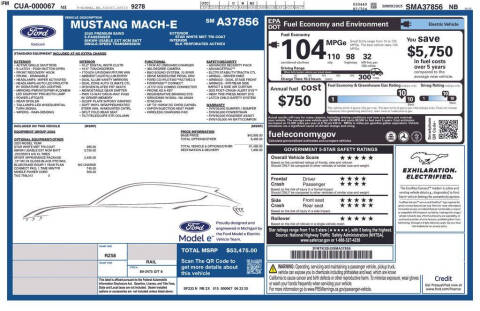 2025 Ford Mustang Mach-E Premium