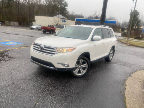 2013 Toyota Highlander for sale at BRAVA AUTO BROKERS LLC in Clarkston GA