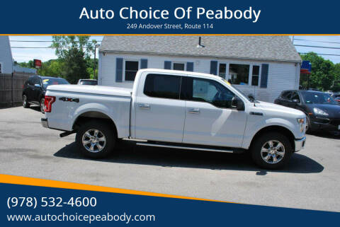 2016 Ford F-150 for sale at Auto Choice Of Peabody in Peabody MA