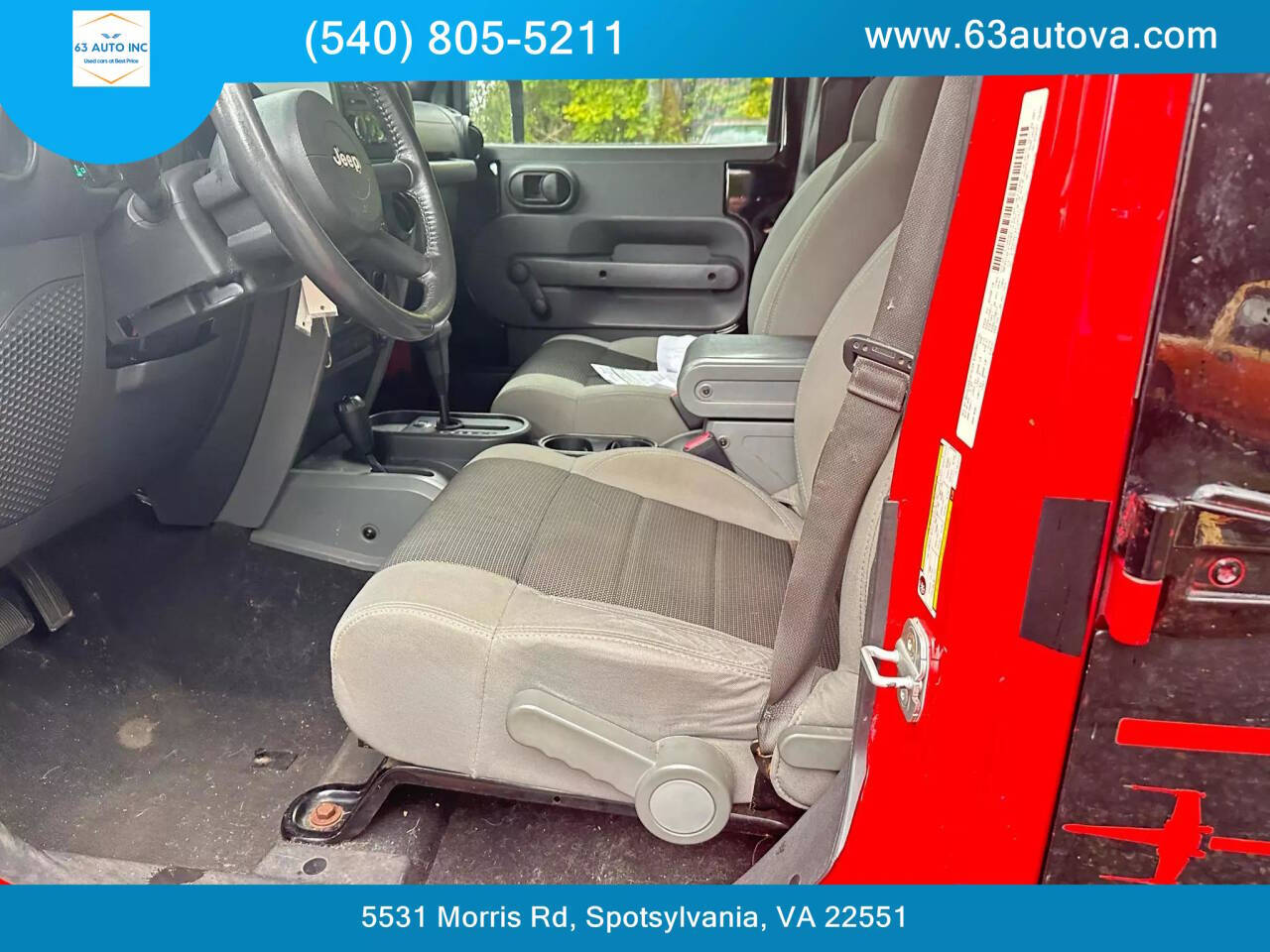 2007 Jeep Wrangler Unlimited for sale at 63 Auto Inc in Spotsylvania, VA