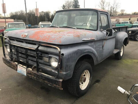 1962 Ford F100 Military for sale at MILLENNIUM MOTORS INC in Monroe WA