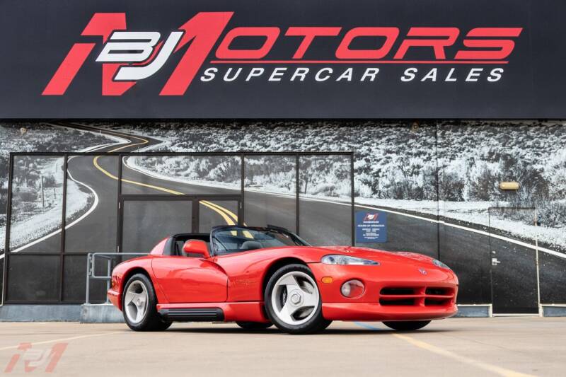 1992 Dodge Viper for sale at BJ Motors in Tomball TX