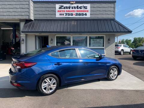 2020 Hyundai Elantra for sale at Zarate's Auto Sales in Big Bend WI