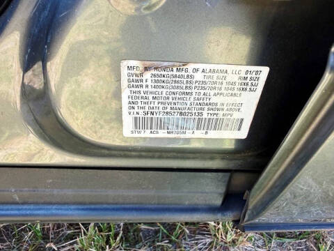 2007 Honda Pilot EX-L