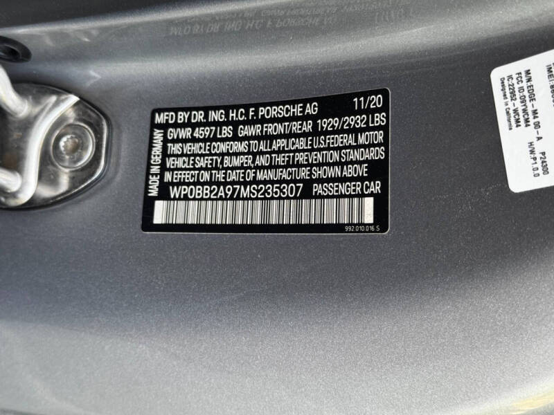 2021 Porsche 911 Targa 4S