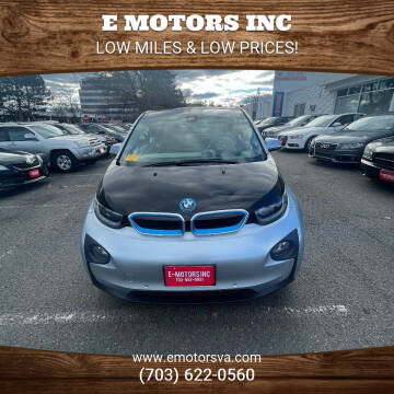 2014 BMW i3 for sale at E Motors INC in Vienna VA