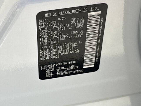 2026 Nissan Armada Platinum Reserve