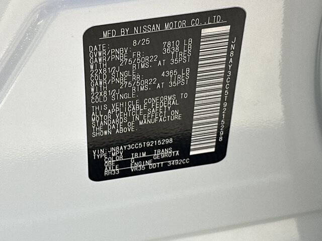 2026 Nissan Armada Platinum Reserve