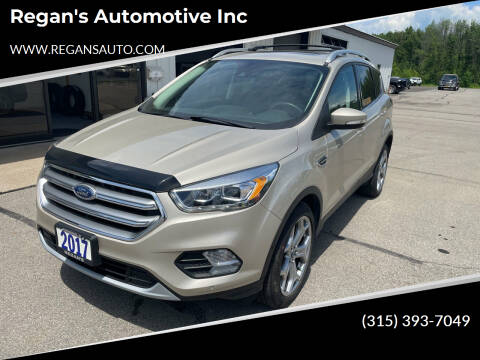 2017 Ford Escape for sale at Regan's Automotive Inc in Ogdensburg NY