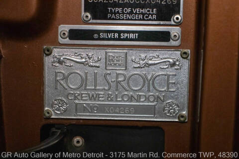 1982 Rolls-Royce Silver Spirit