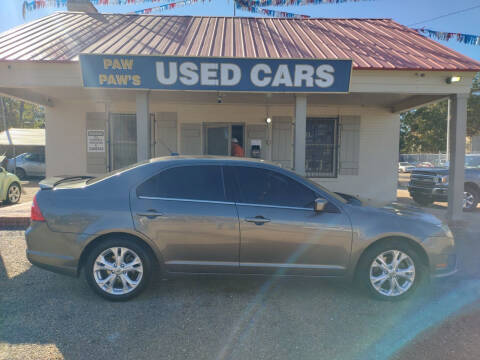 2012 Ford Fusion for sale at Paw Paw's Used Cars in Alexandria LA