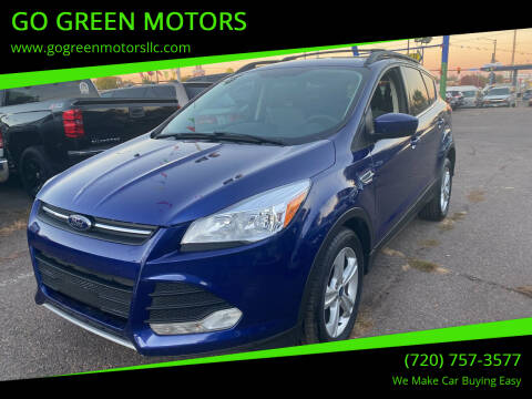 2013 Ford Escape for sale at GO GREEN MOTORS in Lakewood CO