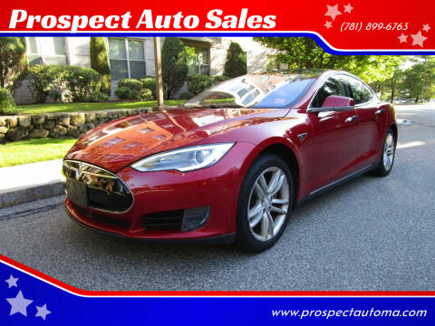 2014 Tesla Model S for sale at Prospect Auto Sales in Waltham MA