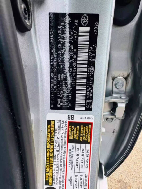 2019 Toyota Avalon Limited