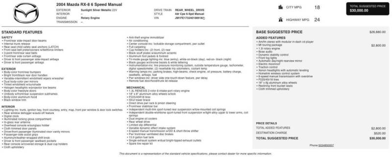 2004 Mazda RX-8
