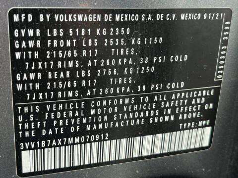 2021 Volkswagen Tiguan S