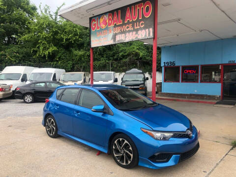 2017 Toyota Corolla iM for sale at Global Auto Sales and Service in Nashville TN