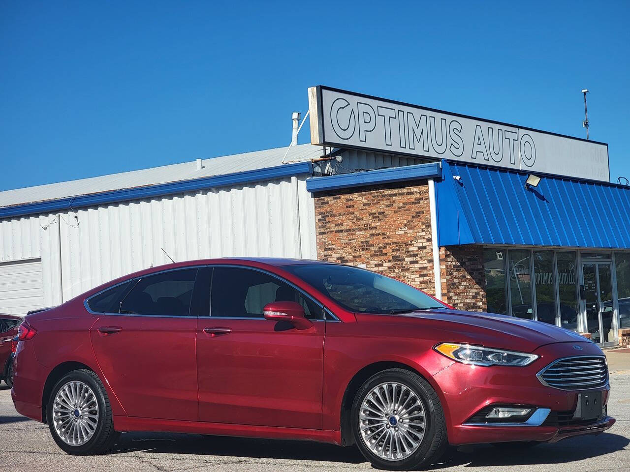 2017 Ford Fusion for sale at Optimus Auto in Omaha, NE