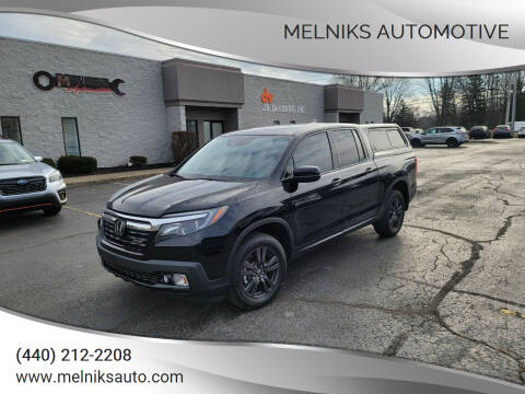 2020 Honda Ridgeline for sale at Melniks Automotive in Berea OH