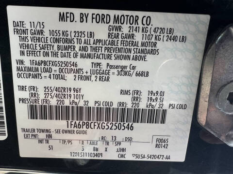 2016 Ford Mustang GT Premium