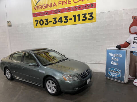 2003 Nissan Altima for sale at Virginia Fine Cars in Chantilly VA