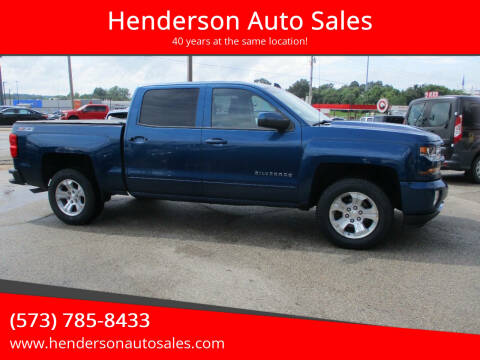 2017 Chevrolet Silverado 1500 for sale at Henderson Auto Sales in Poplar Bluff MO