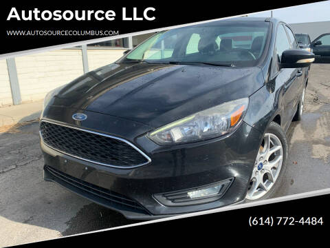 2015 Ford Focus for sale at Autosource LLC in Columbus OH