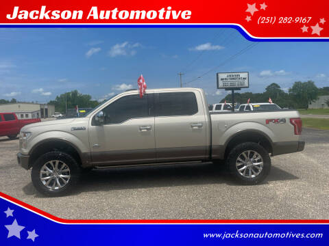 2017 Ford F-150 for sale at Jackson Automotive in Jackson AL