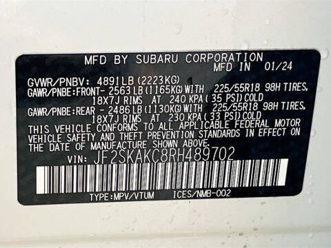 2024 Subaru Forester Limited