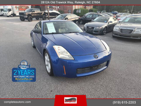 2004 Nissan 350Z for sale at Complete Auto Center , Inc in Raleigh NC