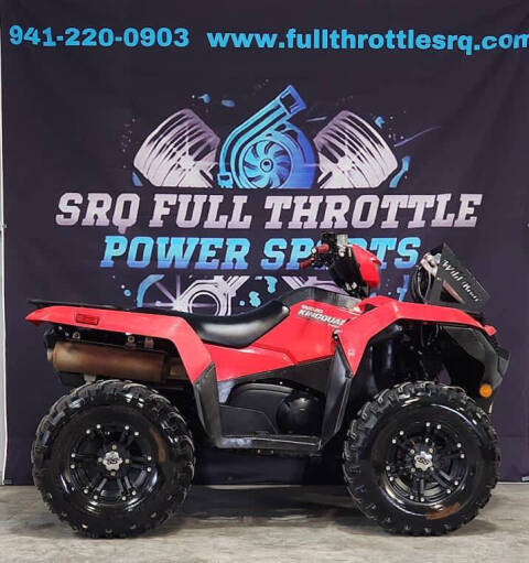 2020 Suzuki Kingquad 750AXI Power Steering SE+ for sale at SRQ Full Throttle Power Sports in BRADENTON, FL