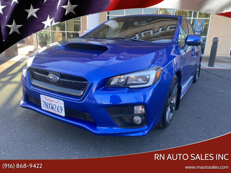 2016 Subaru WRX for sale at RN Auto Sales Inc in Sacramento CA