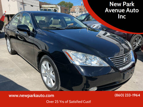 2009 Lexus ES 350 for sale at New Park Avenue Auto Inc in Hartford CT