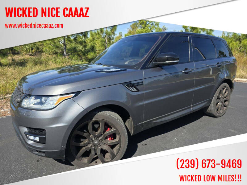 2016 Land Rover Range Rover Sport for sale at WICKED NICE CAAAZ in Cape Coral FL