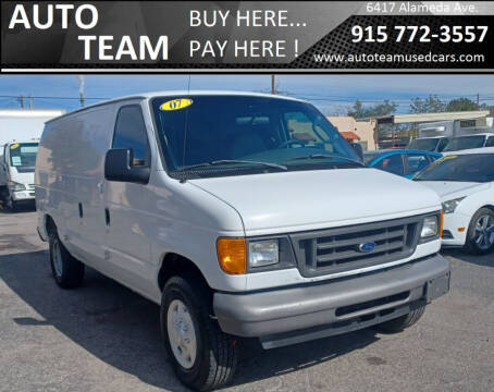 2007 Ford E-Series for sale at AUTO TEAM in El Paso TX