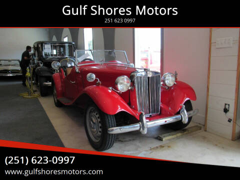 1952 MG TD for sale at Gulf Shores Motors in Gulf Shores AL