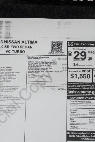 2023 Nissan Altima 2.0 SR